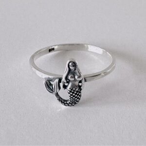 925 Sterling Silver Mermaid Ring